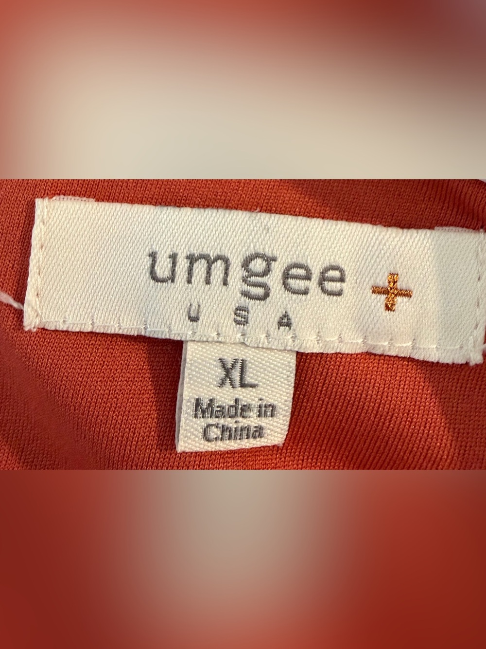 Umgee dress, ballon Sleeves coral size XL - Picture 6 of 8